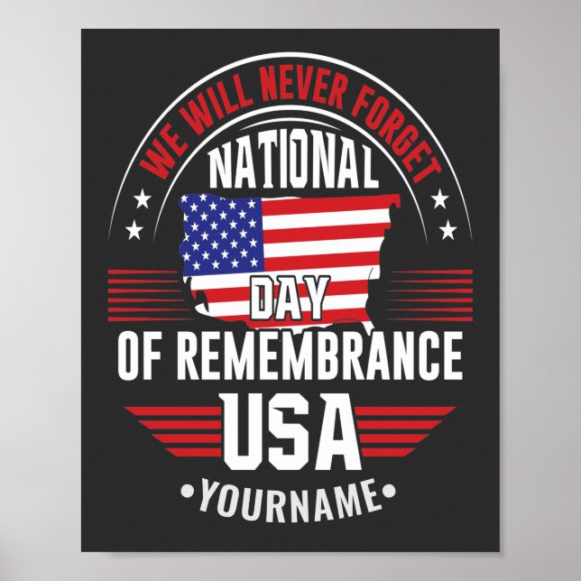Affiche Nous n'oublierons jamais la Journée nationale du s (Devant)