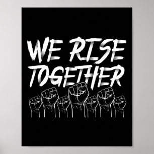 Affiche Nous nous élevons ensemble Mois de l'histoire des