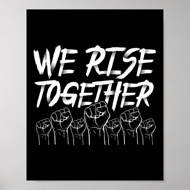 Affiche Nous nous élevons ensemble Mois de l'histoire des  (Devant)