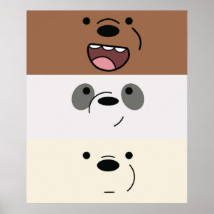 Affiche Nous Ours Nus Ours Bear Strips