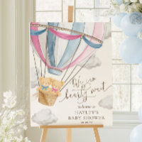 Nous pouvons à peine attendre Jumeaux Baby Shower