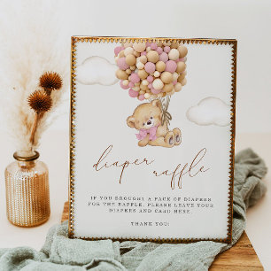 Affiche Nous pouvons à peine attendre la Baby Shower Diape