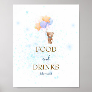 Affiche Nous pouvons à peine attendre Signe de nourriture