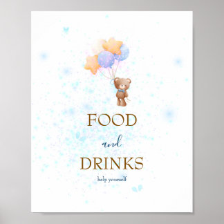 Affiche Nous pouvons à peine attendre Signe de nourriture