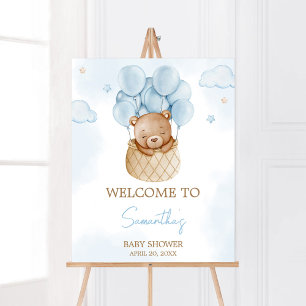 Affiche Nous Pouvons Attendre À Chaud Air Balloon Bienvenu