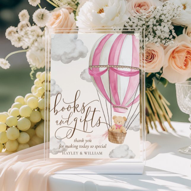 Affiche Nous pouvons attendre des livres et des Baby showe (Créateur téléchargé)