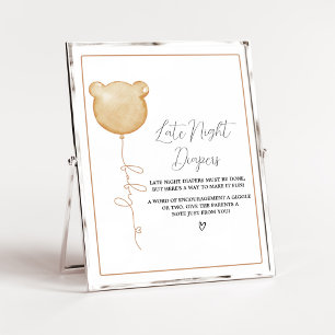 Affiche Nous Pouvons Attendre Rapidement BrownBalloon Diap