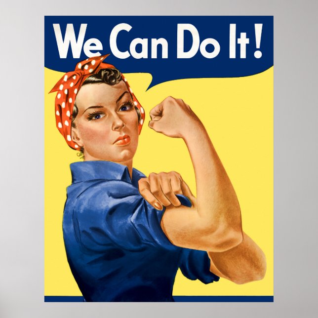 Affiche Nous Pouvons Le Faire ! Rosie la riveteuse (Devant)