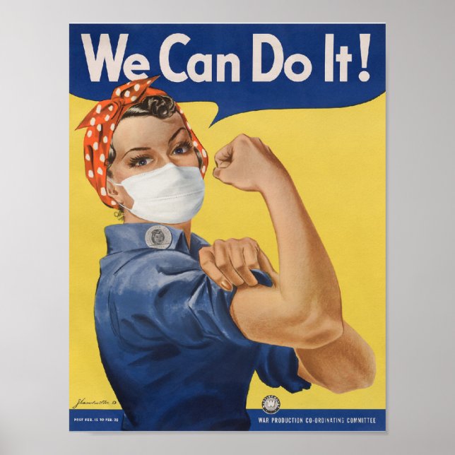 Affiche Nous Pouvons Le Faire ! Rosie la riveteuse (Devant)