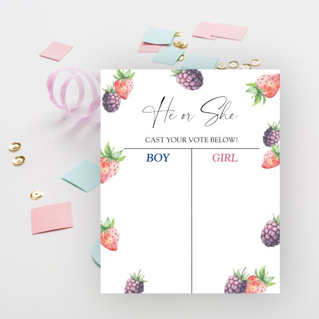 Affiche Nous savons que le genre révèle un graphique (Créateur téléchargé)