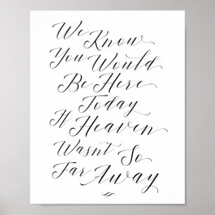 Affiche Nous Savons Que Vous Seriez Ici Script Signal Memo