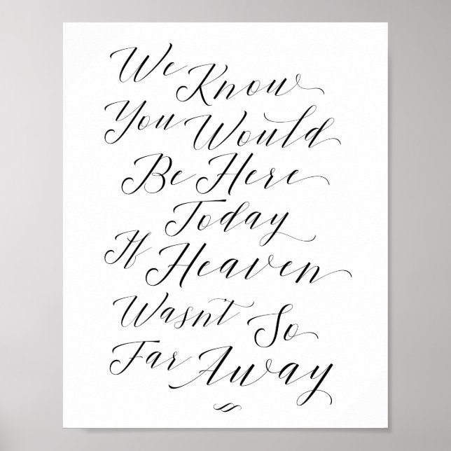 Affiche Nous Savons Que Vous Seriez Ici Script Signal Memo (Devant)