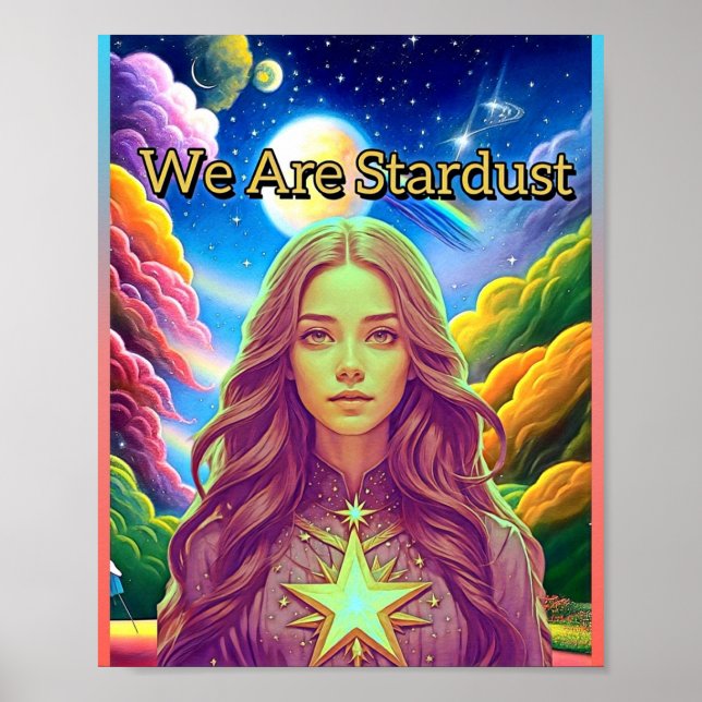 AFFICHE NOUS SOMMES DE LA POUSSIÈRE D'ÉTOILES (Devant)