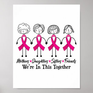 Affiche Nous Sommes Ensemble Amis De La Famille Cancer Du