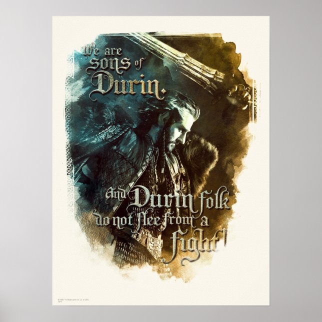 Affiche Nous sommes fils de Durin (Devant)