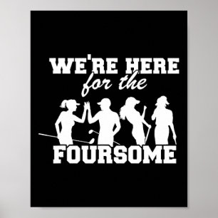 Affiche Nous sommes là pour le quatuor humour sarcastique