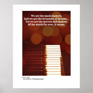 Affiche Nous sommes les musiciens qui citent A O'Shaughnes