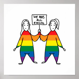 Affiche Nous sommes tous égaux