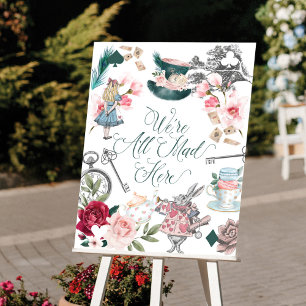 Affiche Nous sommes tous faits ici   Alice In Wonderland C