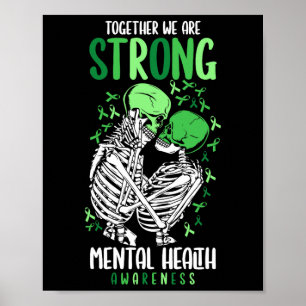 Affiche Nous Sommes Un Solide Guerrier De Sensibilisation 