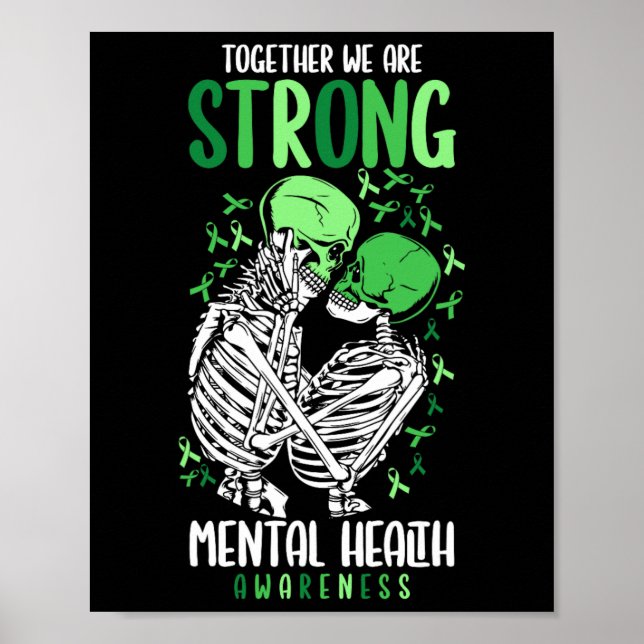Affiche Nous Sommes Un Solide Guerrier De Sensibilisation  (Devant)