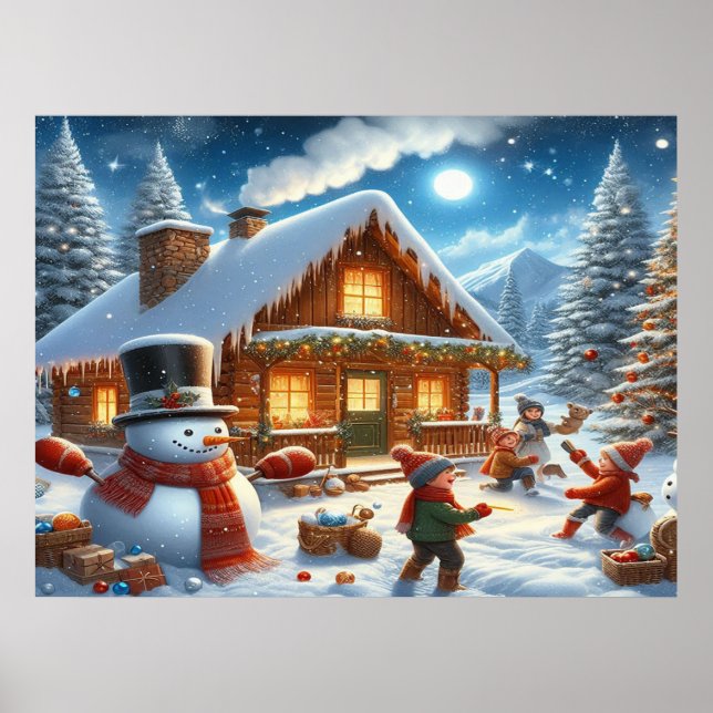 Affiche Nous souhaitons un joyeux Noël - O22 (Devant)