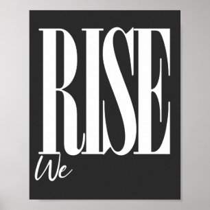 Affiche Nous Soulageons La Typographie De Plus En Plus Mot
