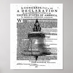 Affiche Nous Tenons Ces Vérités - Fête de l'Indépendance -