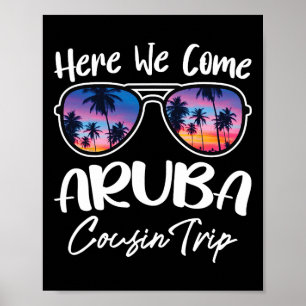 Affiche Nous voici Aru amoureux de la plage Cousin Trip Ét