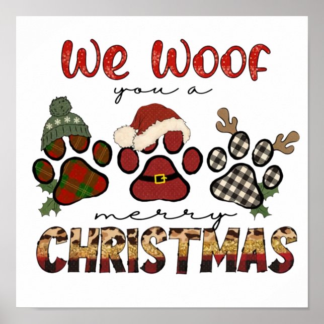 Affiche Nous Vous Avons Mal Un Joyeux Noël (Devant)