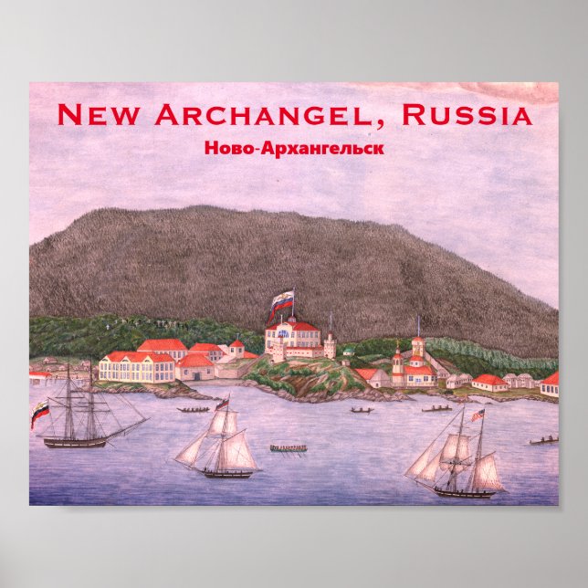 Affiche Nouveau Archange, Russie (Sitka) Peinture (Devant)