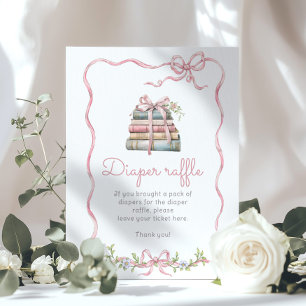 Affiche Nouveau chapitre Arc rose vintage Déchets Raffle