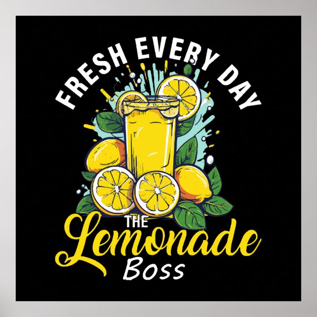 Affiche Nouveau Chaque Jour Le Patron De Limonade (Devant)