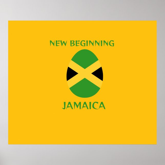 Affiche nouveau début Jamaïque (Devant)