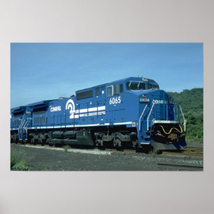 Affiche Nouveau GE widecab C40-B de Conrail
