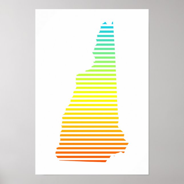 Affiche nouveau hampshire refroidissement fondu (Devant)