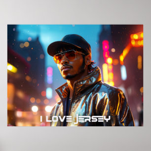 AFFICHE NOUVEAU JERSEY - J'AIME JERSEY