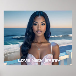 AFFICHE NOUVEAU JERSEY - J'AIME LE NOUVEAU JERSEY