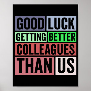 Affiche Nouveau job drôle   Départ du collaborateur d'adie