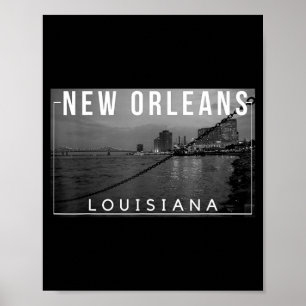 Affiche Nouveau Mardi Gras Orléans Louisiane 504 Jazz Skyl