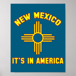 Affiche Nouveau-Mexique C'est en Amérique _1