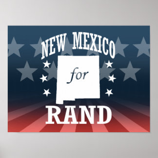 AFFICHE NOUVEAU MEXIQUE POUR RAND PAUL