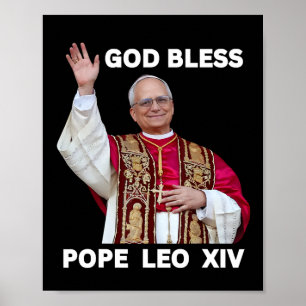 Affiche Nouveau Pape Leo Xiv Cadeaux catholiques Merch Sou