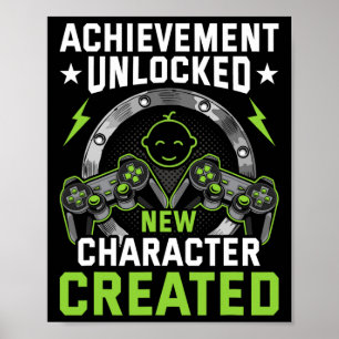 Affiche Nouveau personnage débloqué Création de vidéaste 1