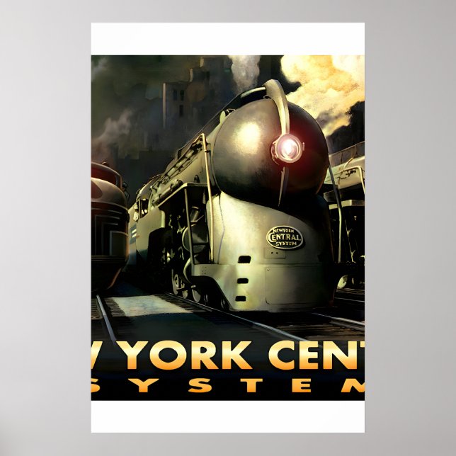 Affiche Nouveau système central de New York Streamliners N (Devant)