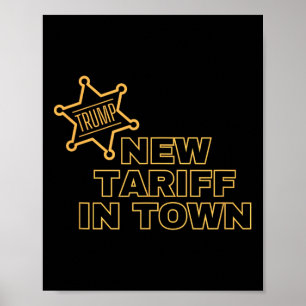 Affiche Nouveau Tarif De Trump En Ville