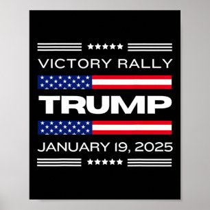 Affiche NOUVEAUTÉ ! Trump Victory Rally Mega Historique Le