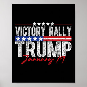 Affiche NOUVEAUTÉ ! Trump Victory Rally Mega Historique Le