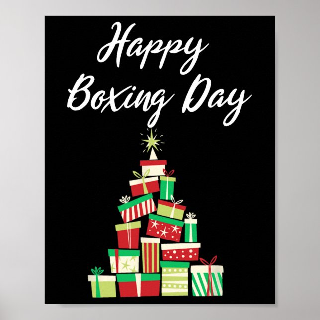 Affiche Nouveautés - Joyeux Jour de boxe avec Noël (Devant)