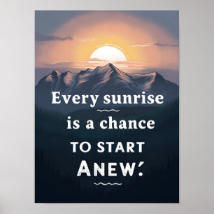 Affiche Nouveaux débuts